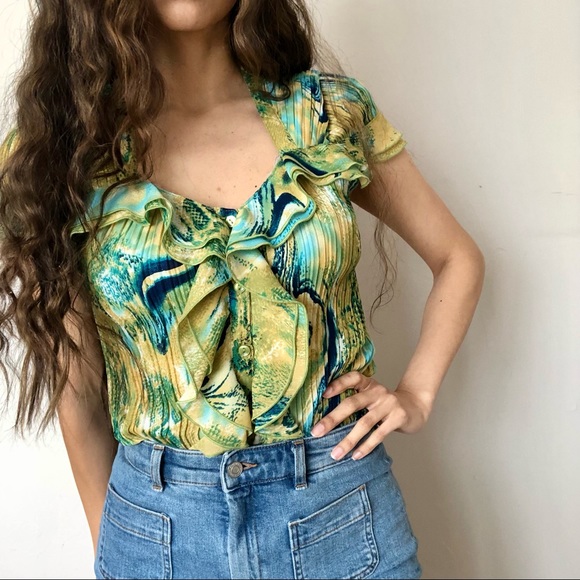 Vintage ruffle top - Picture 4 of 6